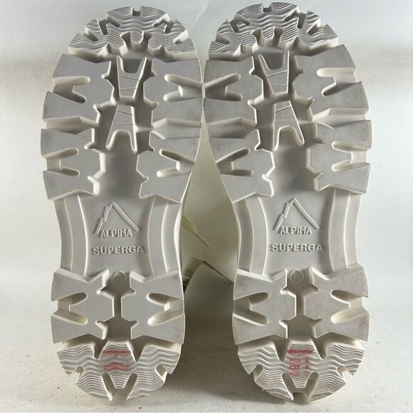 Superga 3052 Alpina Apex Mid Women’s Ankle Boots Natural Beige Size 7.5 - Picture 7 of 8